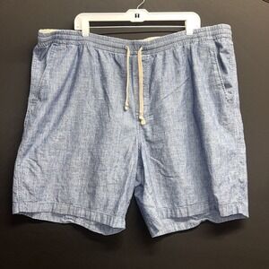 Classic Fit  Chino Shorts casual  Men's chambray 2XB
